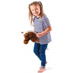FAUNICA Kůň světle hnědý na tyči Hobby horse Scarlet – Zboží Dáma