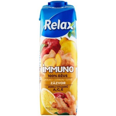 Relax Immuno 100% džus jablko citron dýně zázvor 1 l