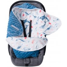 Miracle Baby Zavinovací deka do autosedačky modrá