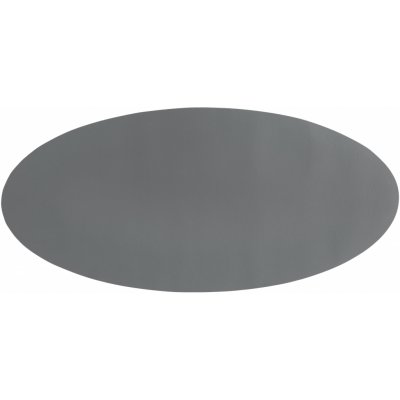 Tiseco Prostírání velké ovál oval imitace kůže šedý 33x70cm – Zboží Mobilmania