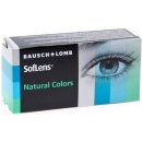 Bausch & Lomb SofLens Natural colors nedioptrické Aquamarine barevné 2 čočky