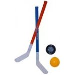 Hokejka pozemní plastová 2ks 72cm + florbalový míček a puk – Zboží Mobilmania