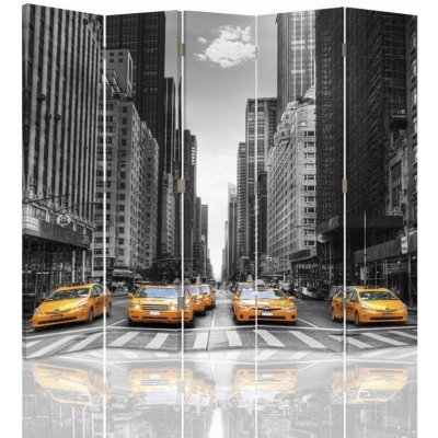 Feeby Pokojový paraván New York Ta x i 180 x 180 cm – Hledejceny.cz