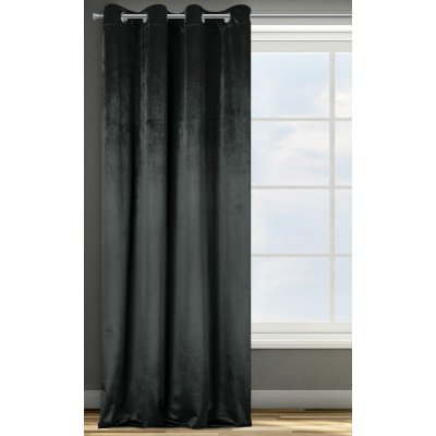 HOTOVÝ ZÁVĚS DESIGN91 TAYLOR 140X250 CM TMAVĚŠEDÁOVÁ – Hledejceny.cz