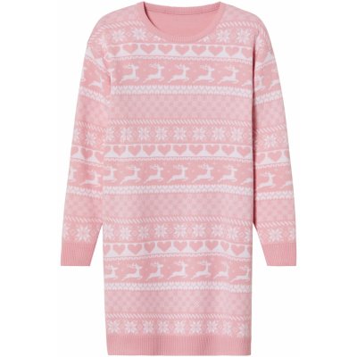pepperts! dívčí pletené šaty růžová – Zboží Dáma