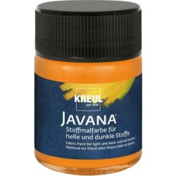 Barva na světlý a tmavý textil Javana 50 ml oranžová