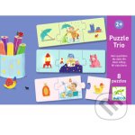 DJECO Trio Můj den 8x3 dílků – Zboží Dáma