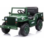 Daimex Elektrické autíčko džíp Willys 4x4 jednomístný zelený – Zboží Mobilmania