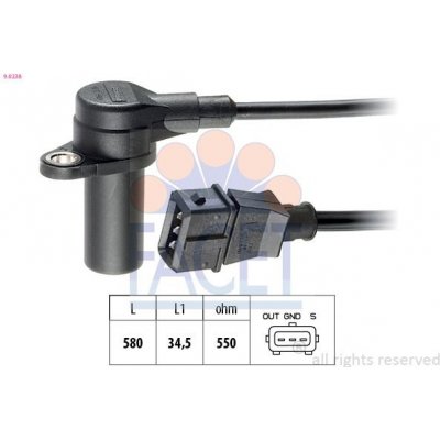 Generátor impulsů, klikový hřídel FACET 9.0238 – Zboží Mobilmania