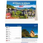 stolní Křížem krážem Českou republikou 22,6cm x 13,9cm, S23-27 2027 – Hledejceny.cz