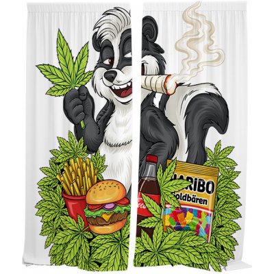 IMPAR Závěsy Skunk haze (Rozměr : 140x250, Materiál: Interlock) – Hledejceny.cz