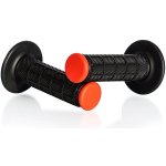 MOTION STUFF motokrosové rukojeti Advanced černé/červené (half-waffle) – Sleviste.cz