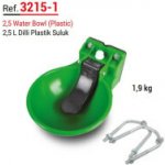 Misková napáječka plast 2,5l zelená 1,9 kg s držákem – Hledejceny.cz