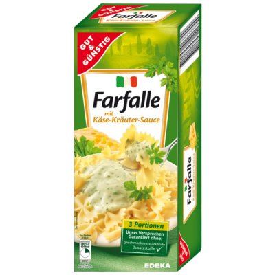 G&G Farfalle se sýrovo-bylinkovou omáčkou 265 g – Hledejceny.cz
