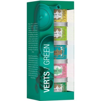 Kusmi Tea Green Teas dárkový set 5 x 25 g