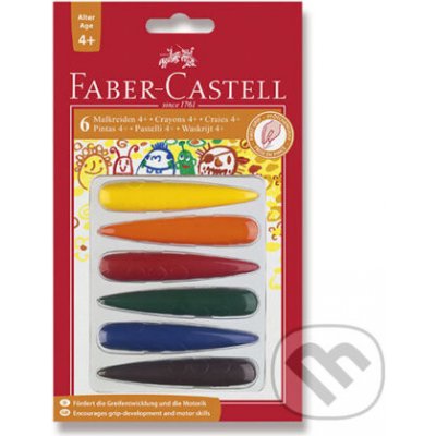 Faber - Castell Plastové pastelky do dlaně 6 ks - Faber-Castell