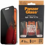 PanzerGlass Privacy Apple iPhone 15 Pro s instalačním rámečkem P2810 – Zboží Živě