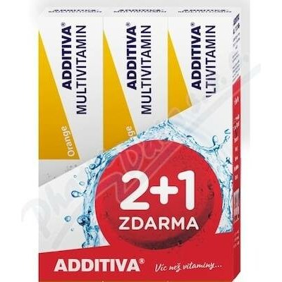 Additiva Multivitamin Orange šum. 3x20 tablet – Hledejceny.cz
