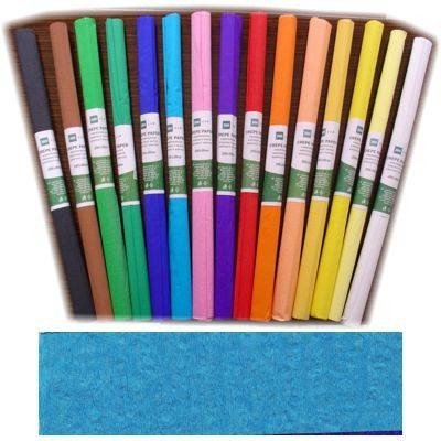 papír krepový středně modrý č. 180 – Zboží Dáma