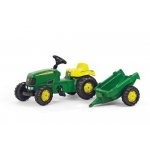 Rolly Toys Rolly Kid J.Deere s vlečkou zelený – Zboží Dáma