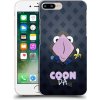 Pouzdro a kryt na mobilní telefon Apple Pouzdro Picasee ULTIMATE CASE Apple iPhone 8 Plus - COONDA chlupatka - tmavá