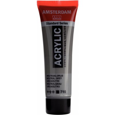 Amsterdam Standard akrylová barva 120 ml 710 Neutral Grey – Hledejceny.cz