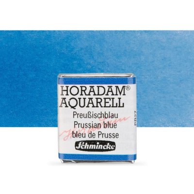 Schmincke Horadam akvarelové barvy v poloviční pánvičce 492 Pruská modrá – Hledejceny.cz