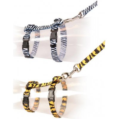 DUVO+ Postroj s vodítkem pro kočku + ZOO 1,2 x 30 - 50 cm – Zboží Dáma