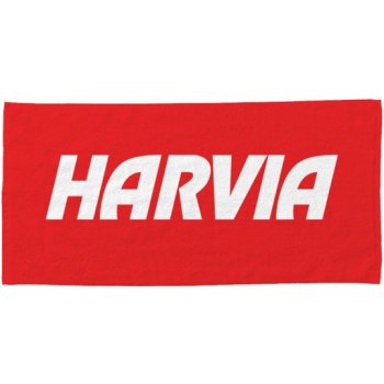 Harvia ručník 70 x 140 cm červený