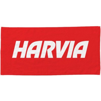 Harvia ručník 70 x 140 cm červený