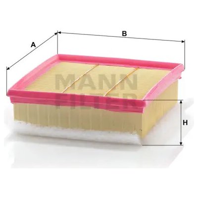 MANN FILTER Vzduchový filtr C 20 106/1 – Hledejceny.cz