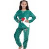 Dětské pyžamo a košilka Dětské pyžamo s ledním medvědem Vánoční 1T0435 zelené