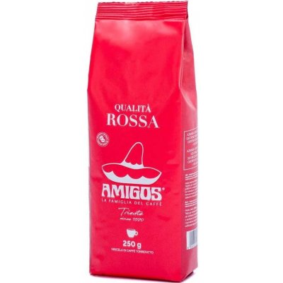 Caffé Trieste Amigos Qualitá Rossa zrnková 250 g – Hledejceny.cz