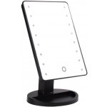 Bezdoteku kosmetické make up zrcátko LED černé – Sleviste.cz