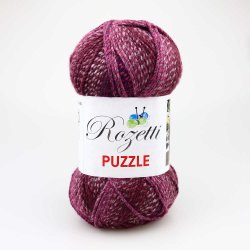 Rozetti Puzzle 233-11 růžová, hnědá, fialová