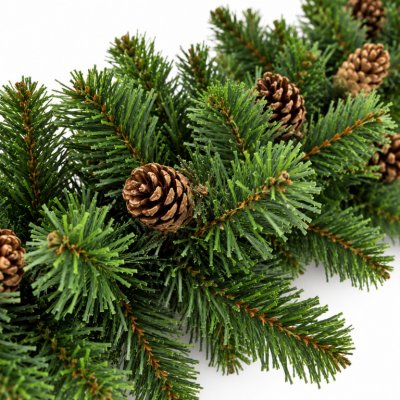 Aga Vánoční girlanda 270 cm s šiškami – Hledejceny.cz