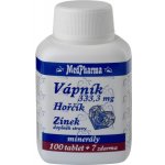 MedPharma Vápník Hořčík Zinek 107 tablet – Hledejceny.cz