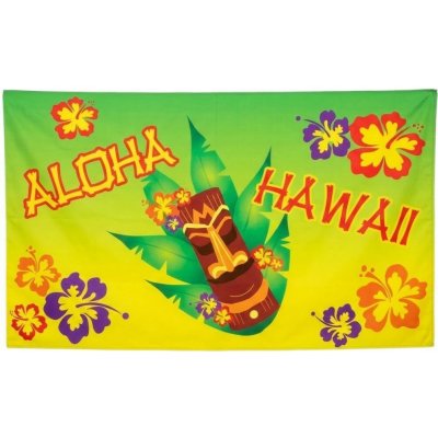 Dekorace vlajka Aloha Havaj 150 x 90 cm – Hledejceny.cz