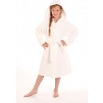 Vestis dětský župan Athena bílý s kapucí – Sleviste.cz