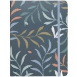 FILOFAX Botanical notebook A5 modrý – Zboží Živě