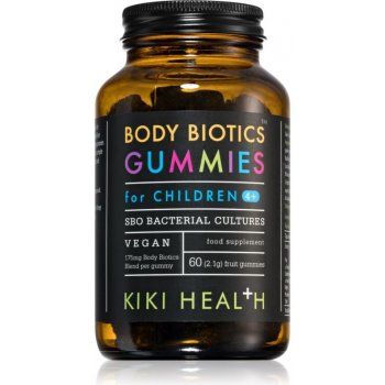 KIKI Health Body Biotics Gummies dětská veganská probiotika 60 žvýkacích tablet