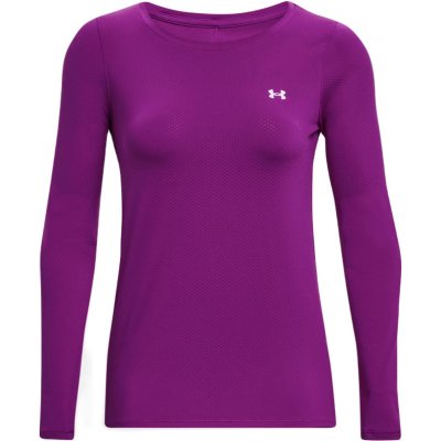 Under Armour HeatGear Armour Long Sleeve purple – Zboží Mobilmania