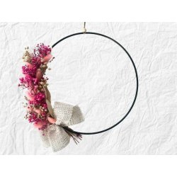 Kovo-deko Kovový květinový kruh Lehkost 25 cm
