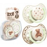Lovi Dudlík svítící silikonový dynamický Teddy Love 2ks – Hledejceny.cz