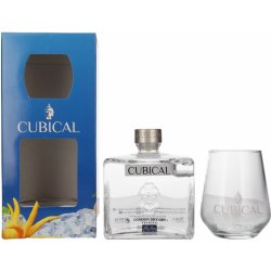 Cubical London Dry Gin Premium 40% 0,7 l (dárkové balení 1 sklenice)