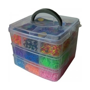 Loom Bands 3 patrový Kufřik Gumiček 4400ks