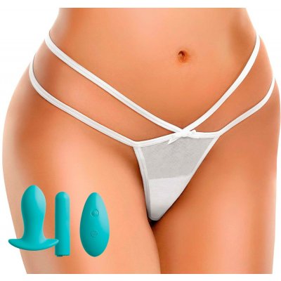 HookUp Panties Remote Bow-Tie G-String White – Zboží Mobilmania