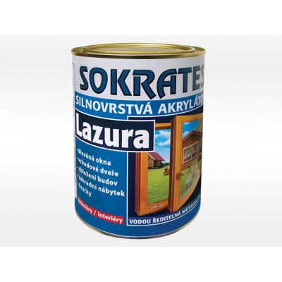 Sokrates Silnovrstvá akrylátová lazura 0,7 kg tmavý ořech – Zbozi.Blesk.cz