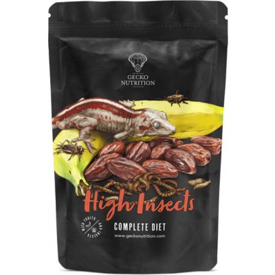 Gecko Nutrition Kaše pro pagekony High Insects 500 g – Zboží Dáma