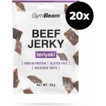 GymBeam Sušené maso Beef Jerky teriyaki 20 x 50 g – Zbozi.Blesk.cz